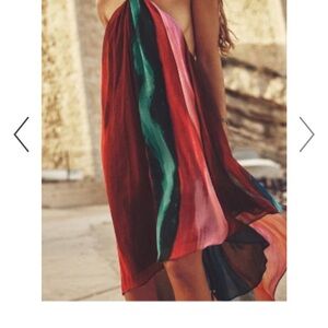 Zara halter dress with a beautiful beaded neck